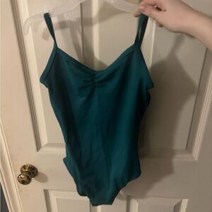 Emerald Green So Danca pinched leotard
